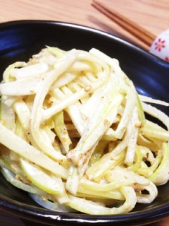 レンジで簡単*大根の皮サラダ-レシピのメイン写真