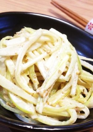 レンジで簡単＊大根の皮サラダ-レシピのメイン写真