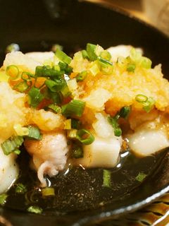 お餅アレンジ♪豚バラ餅おろしポン酢がけ-レシピのメイン写真