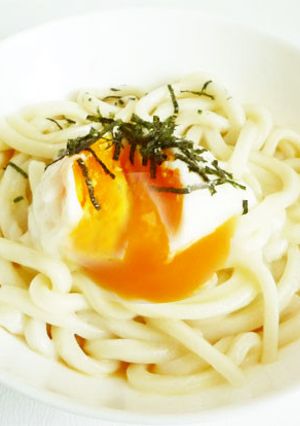 温玉チーズうどん-レシピのメイン写真