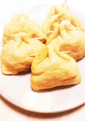 キャベツともやしとえのき入り☆薄上げ巾着-レシピのメイン写真