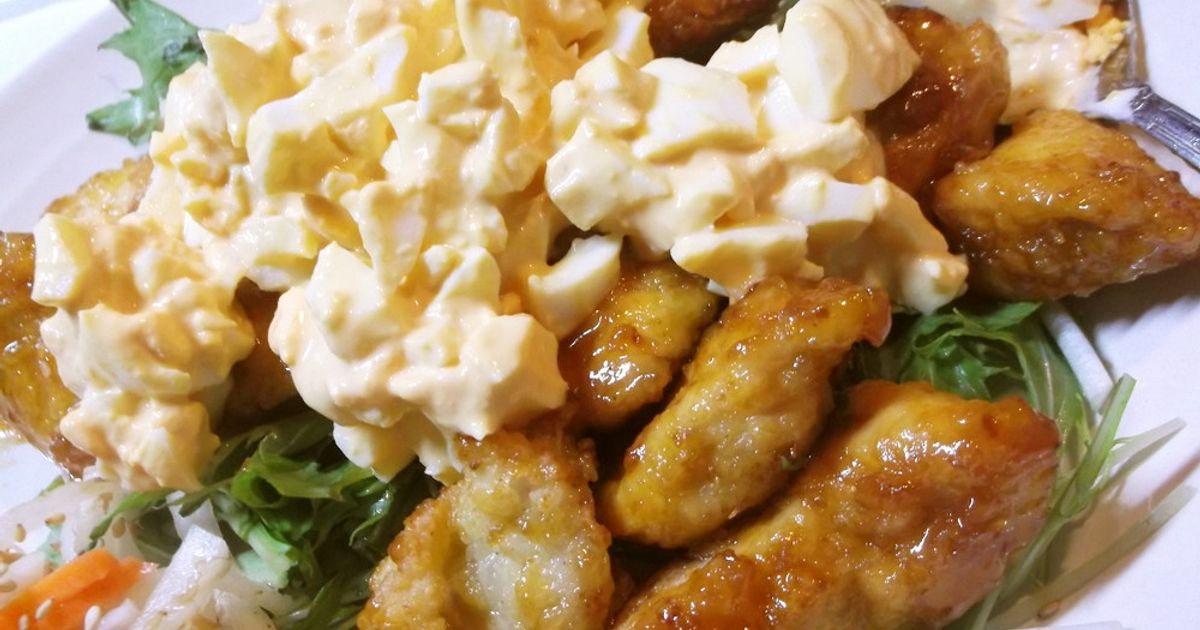 甘辛チキンのタルタルのせ☆ by ゆきんこ10 【クックパッド】 簡単