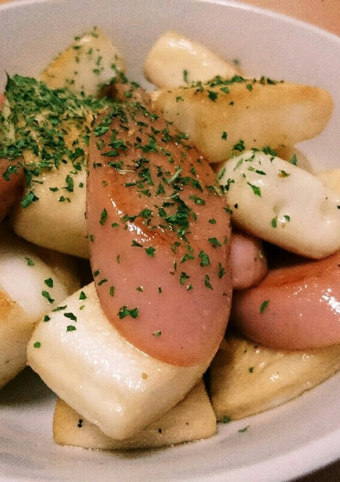 魚肉ソーセージとはんぺんの炒め物-レシピのメイン写真