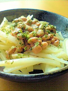 こっくりうま♪ジャガイモのバター炒め納豆-レシピのメイン写真