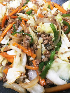 味付け簡単☆ひき肉のあんかけ野菜-レシピのメイン写真