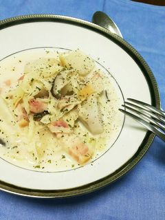 ベーコンと里芋と切り干し大根のミルク煮-レシピのメイン写真
