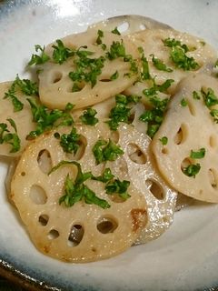 れんこんのバター炒め-レシピのメイン写真