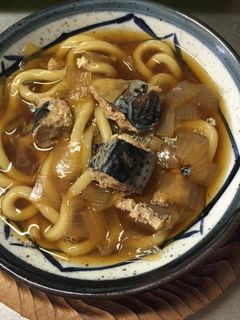 サバ缶 煮込みうどん-レシピのメイン写真