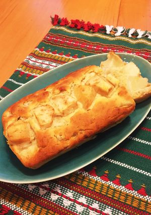 洋ナシとバナナの米粉しっとりケーキ-レシピのメイン写真