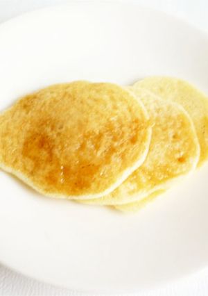 小麦粉＆卵不使用　米粉と豆乳のパンケーキ-レシピのメイン写真
