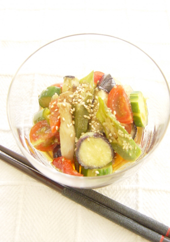 夏野菜のさっぱり揚げびたし-レシピのメイン写真