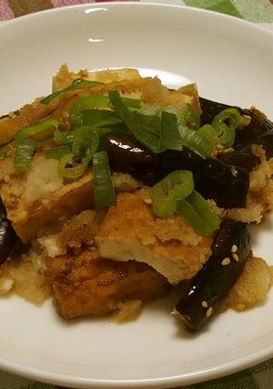 厚揚げとなすのみぞれ醤油-レシピのメイン写真