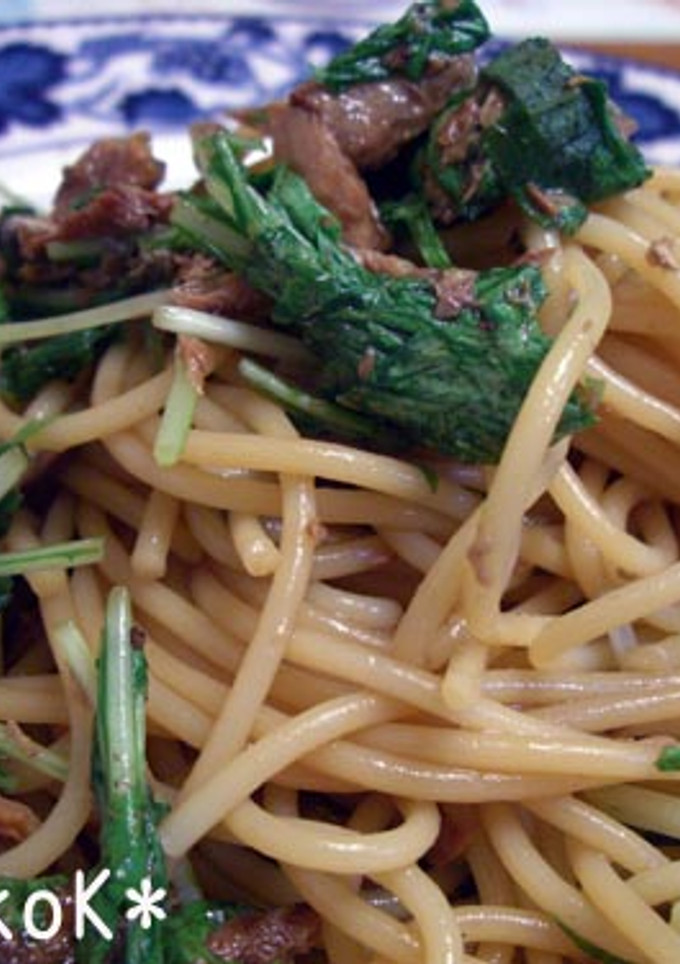 ★冷た～い秋刀魚パスタ★蒲焼き風-レシピのメイン写真
