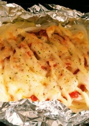 魚グリルで簡単！ジャガイモのチーズ焼き-レシピのメイン写真
