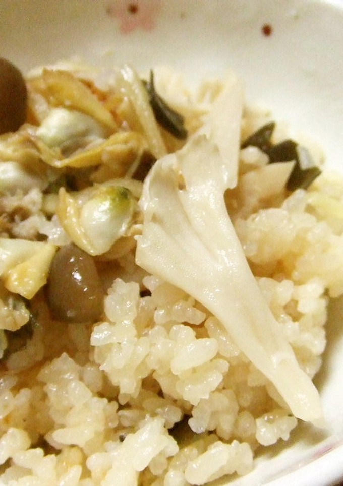 あさりの炊き込みご飯　きのこたっぷり＾＾-レシピのメイン写真