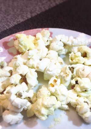 レンジでポップコーン!コーンポタージュ味-レシピのメイン写真