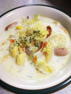 野菜たっぷりミルクスープ-レシピのメイン写真