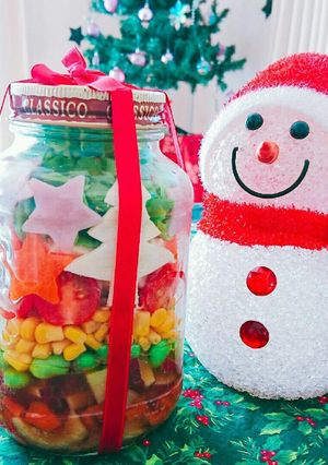 クリスマス★カラフルジャーサラダ-レシピのメイン写真