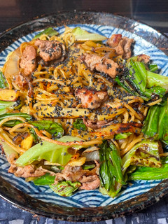 大学芋焼きそば-レシピのメイン写真