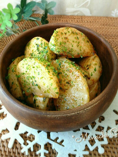 材料4つ❤かぶのオイマヨ炒め☆青のり風味-レシピのメイン写真