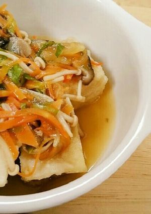 簡単うまい！高野豆腐の野菜あんかけ-レシピのメイン写真