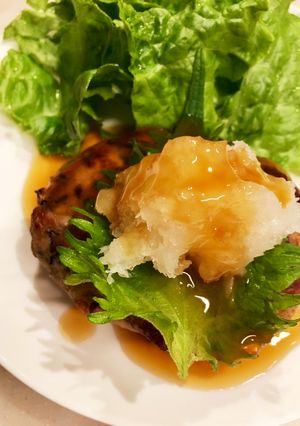 余ったひじきで和風ハンバーグ-レシピのメイン写真