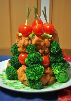 仕掛けでサプライズ☆串ツリー Ｘmas編-レシピのメイン写真