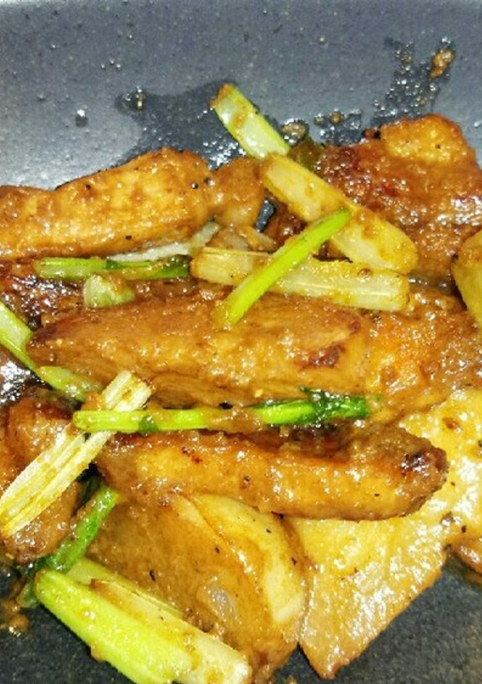 かぶと豚肉のごまソース炒め-レシピのメイン写真
