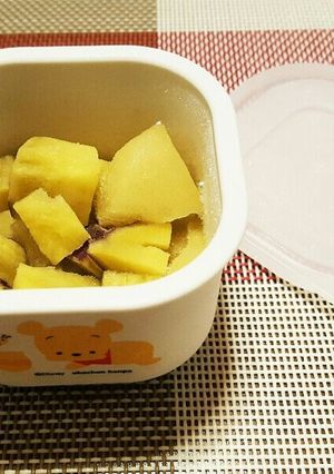 離乳食♡初期～後期　さつま芋のりんご煮-レシピのメイン写真