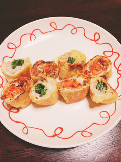 油揚げでチーズ野菜肉巻き-レシピのメイン写真