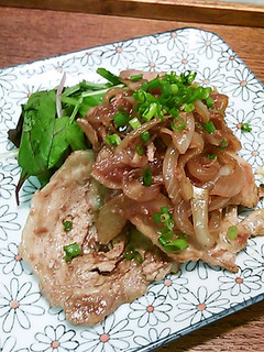 ワサビ醤油の生姜焼き-レシピのメイン写真