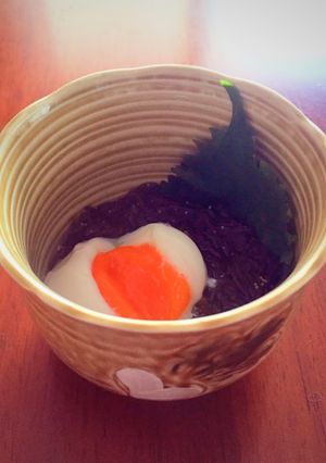 温玉子持ちめかぶ-レシピのメイン写真
