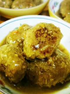 豆腐ハンバーグのカレー煮込み-レシピのメイン写真