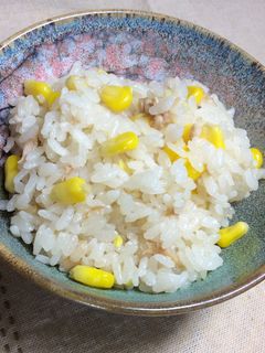 コーンとツナ缶で炊き込みご飯-レシピのメイン写真