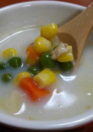 朝ごはん☆余ったポトフdeミルチースープ-レシピのメイン写真