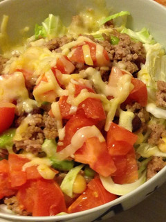 タコライス風丼-レシピのメイン写真