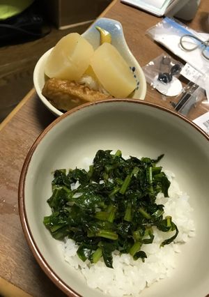 大根葉っぱのゴマ炒め-レシピのメイン写真