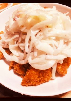白身魚フライの玉ねぎのフレンチ風-レシピのメイン写真