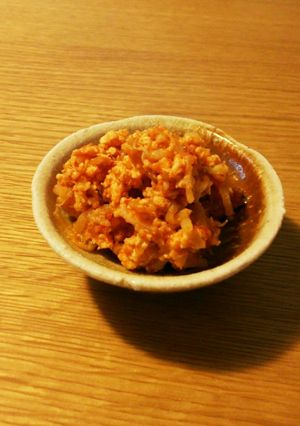 ●簡単副菜●ひき肉・トマトの味噌炒め-レシピのメイン写真