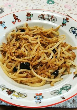 もやしスパ-レシピのメイン写真