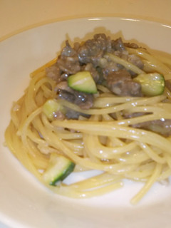 牛肉とズッキーニのクリームパスタ-レシピのメイン写真