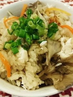 鯛と舞茸の昆布茶炊き込みご飯-レシピのメイン写真
