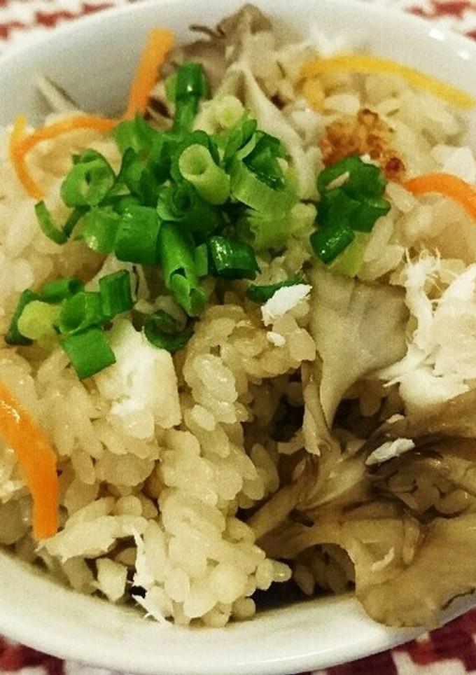 鯛と舞茸の昆布茶炊き込みご飯-レシピのメイン写真