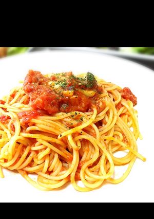 簡単！トマトとチーズのパスタ-レシピのメイン写真