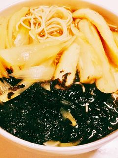 磯の香りのあったか蕎麦-レシピのメイン写真
