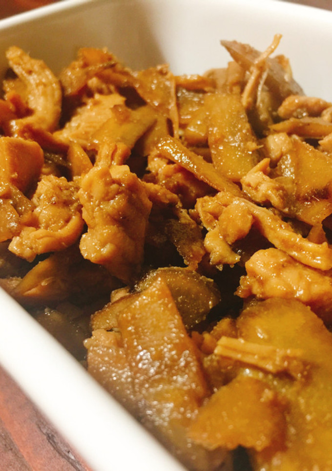鶏肉とごぼうのしぐれ煮-レシピのメイン写真