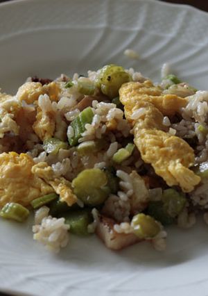 焦げ付き無用☆コロンブスのタマゴ炒飯-レシピのメイン写真