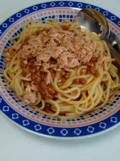 納豆とツナの和風冷製パスタ-レシピのメイン写真