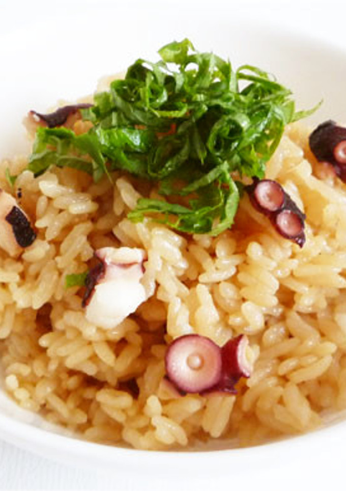 たこ飯　たこの炊き込みご飯-レシピのメイン写真