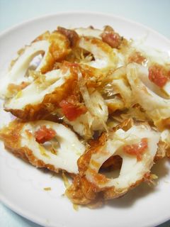 ✿お弁当にも✿ちくわの梅おかか和え-レシピのメイン写真